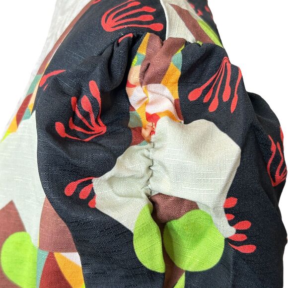 Hutch Modcloth Lets Go Boho Tiered Maxi Dress Brown Black Belted Women's 8 NWT - Picture 10 of 13